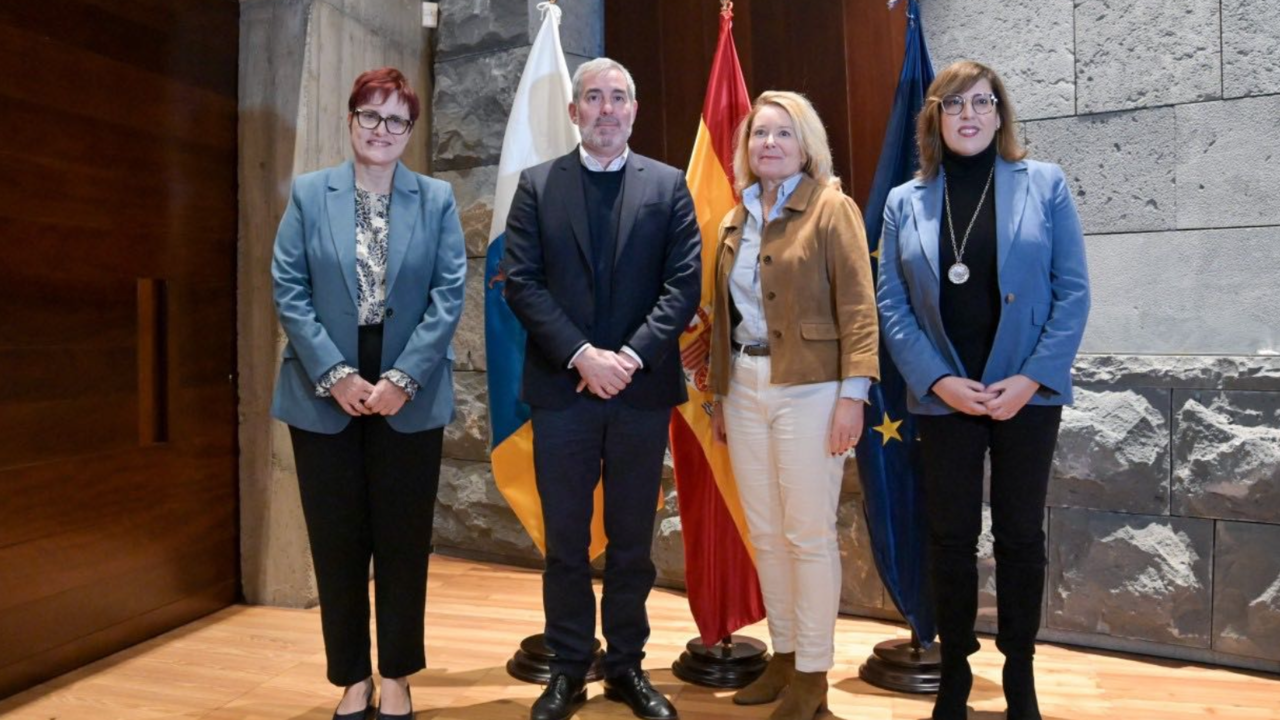 Fernando Clavijo y Anne Rudisuhli, del CDR