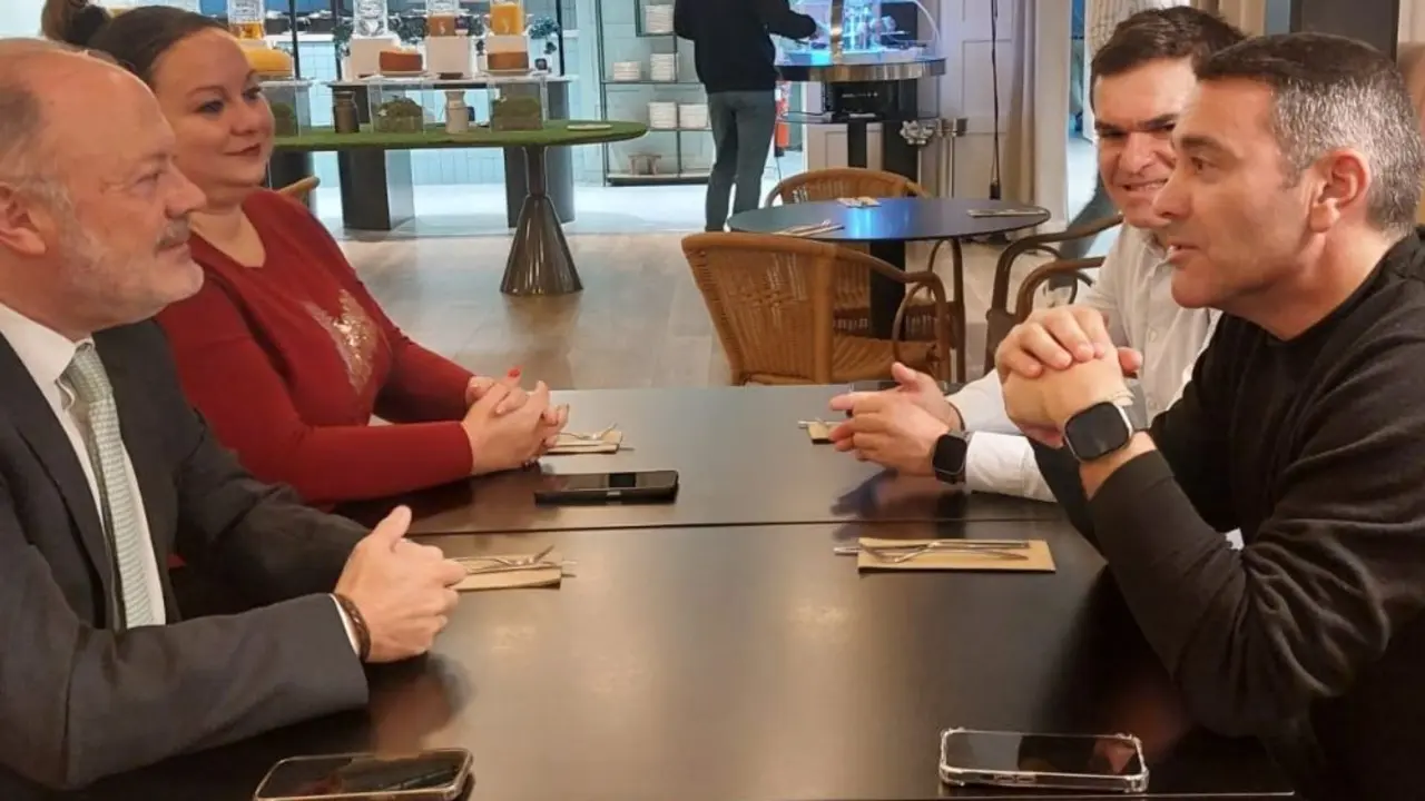 Un momento de la reunión