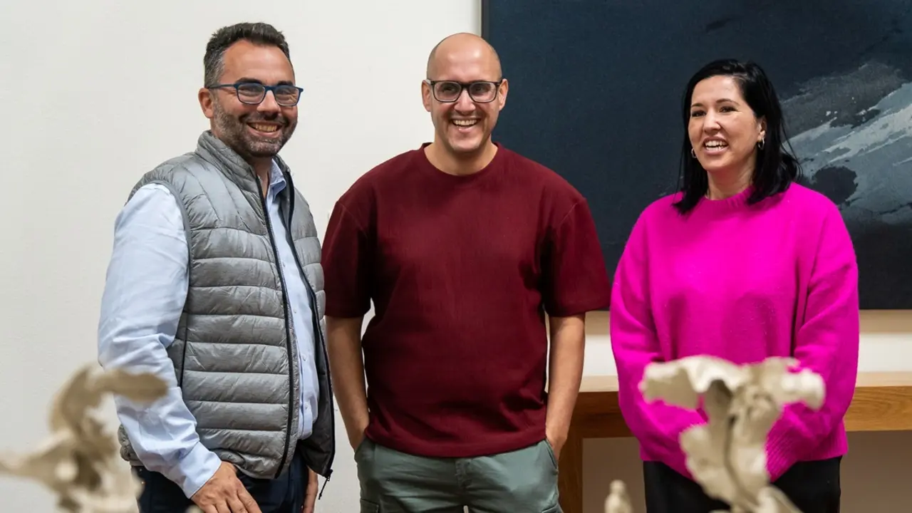 Echedey Eugenio, Rigoberto Camacho y Abigail González.