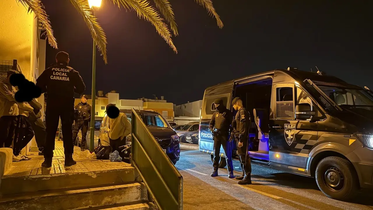 Despliegues de la Policía Local de Arrecife para prevenir la venta de droga