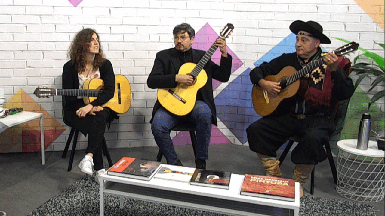 Mónica Torti, Luis Soria y Saturno Santana