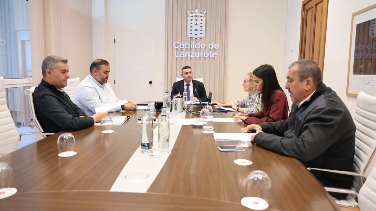 Consejo de Gobierno celebrado este lunes en la sede del Cabildo de Lanzarote