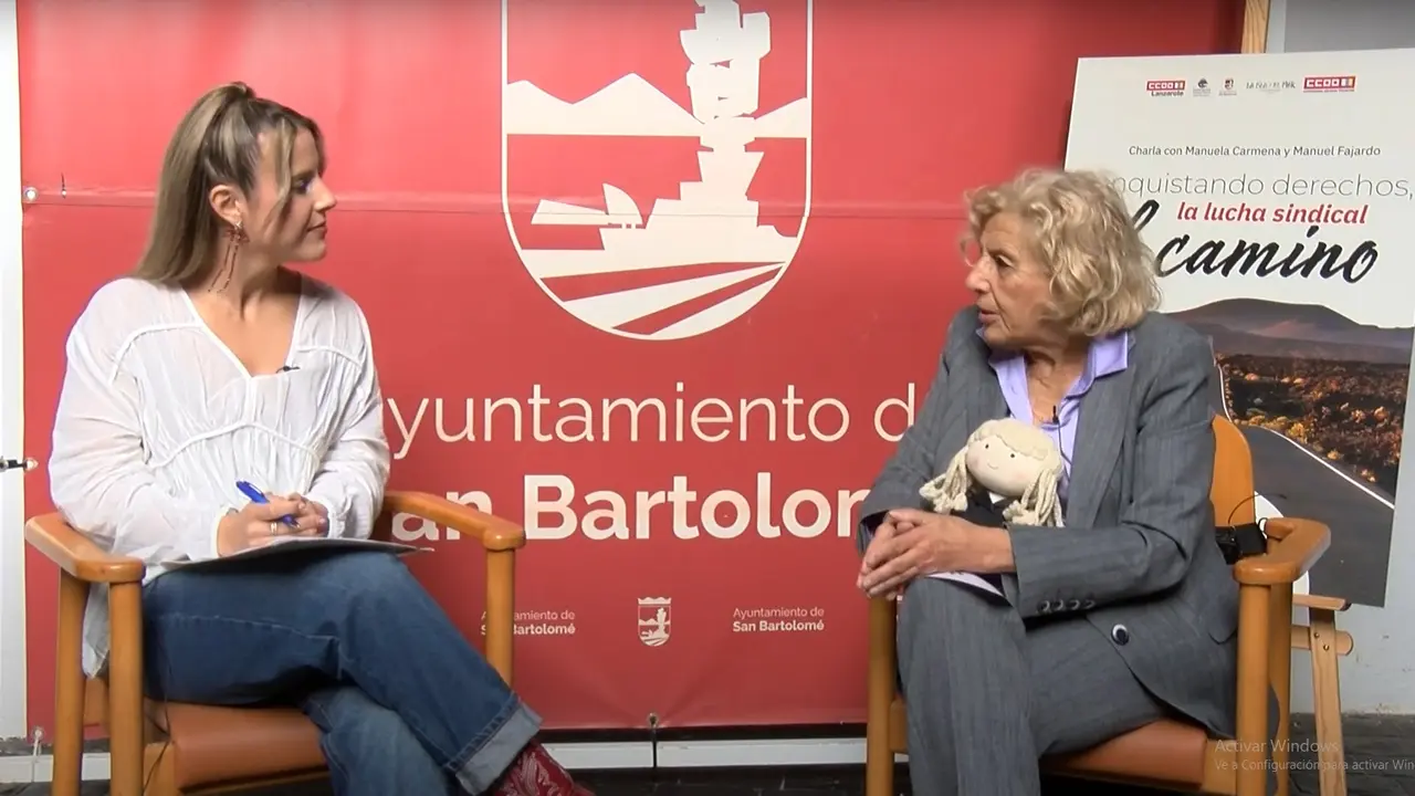 Entrevista Manuela Carmen en Lanzarote