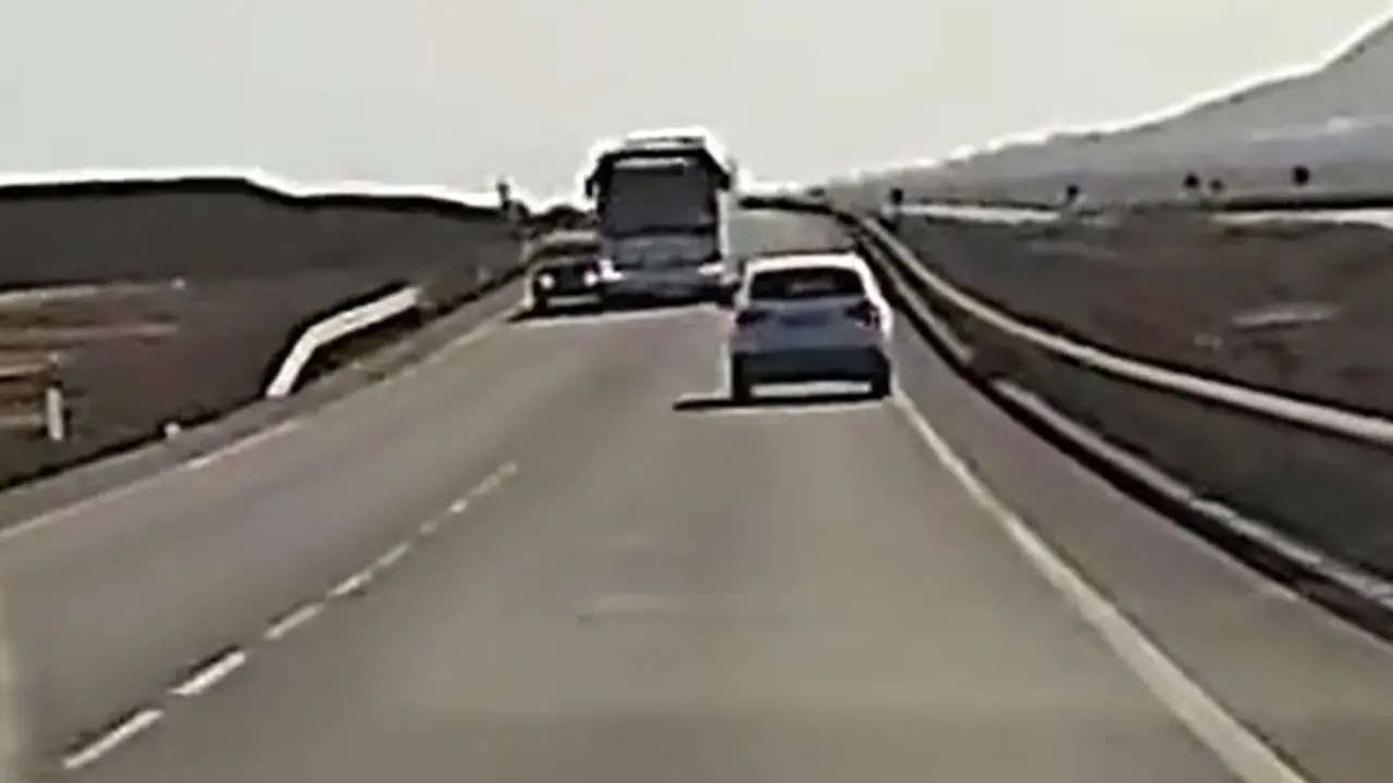 Maniobre del guaguero en la LZ-2