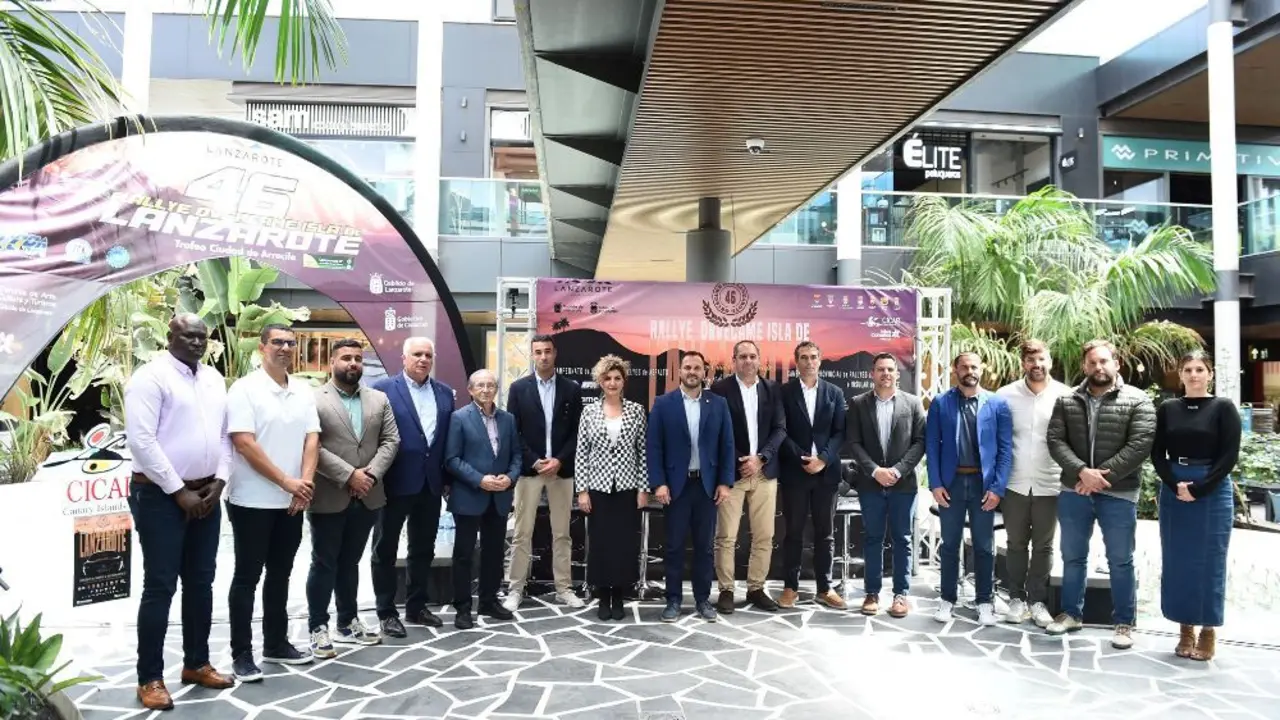 Presentación del Rallye Orvecame-Isla de Lanzarote