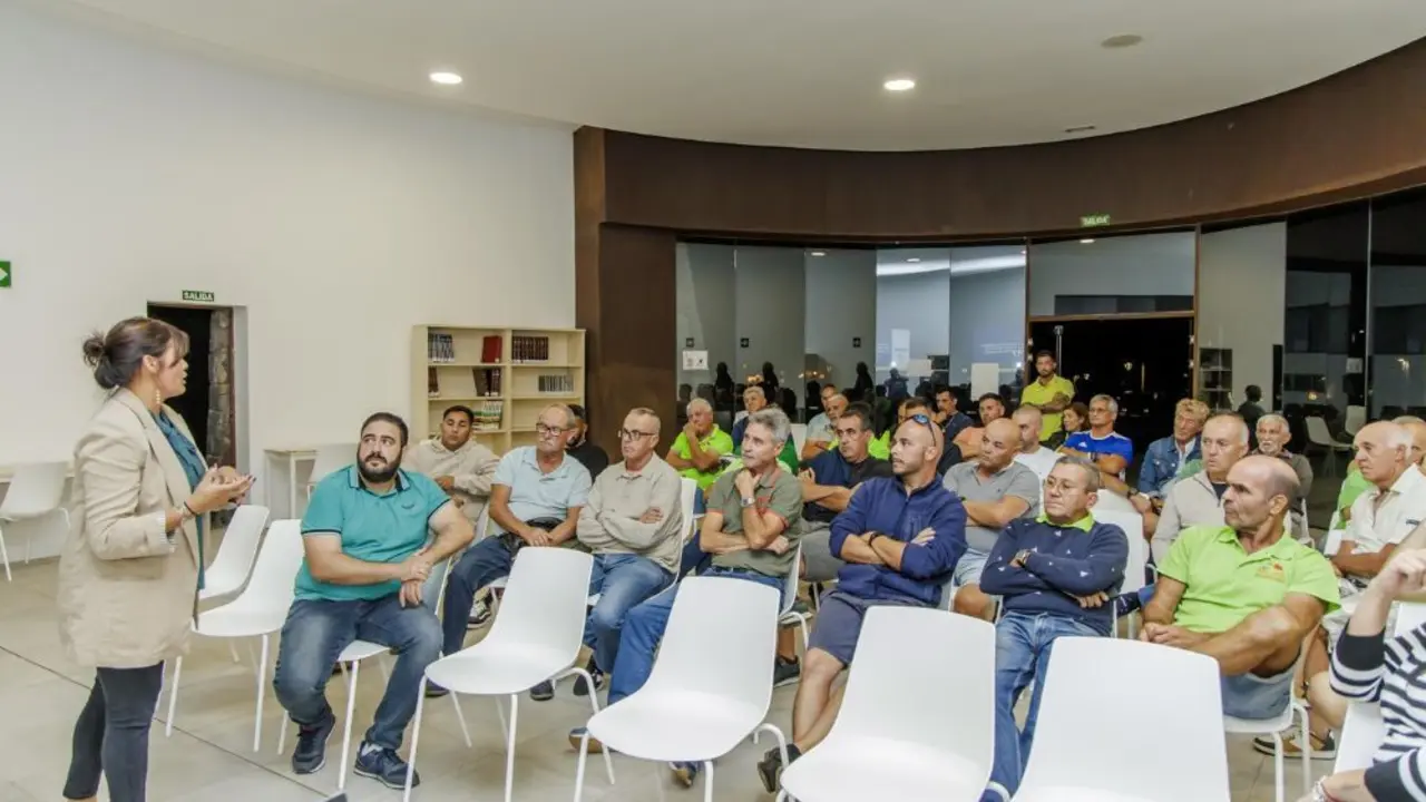 Reunión con los taxistas