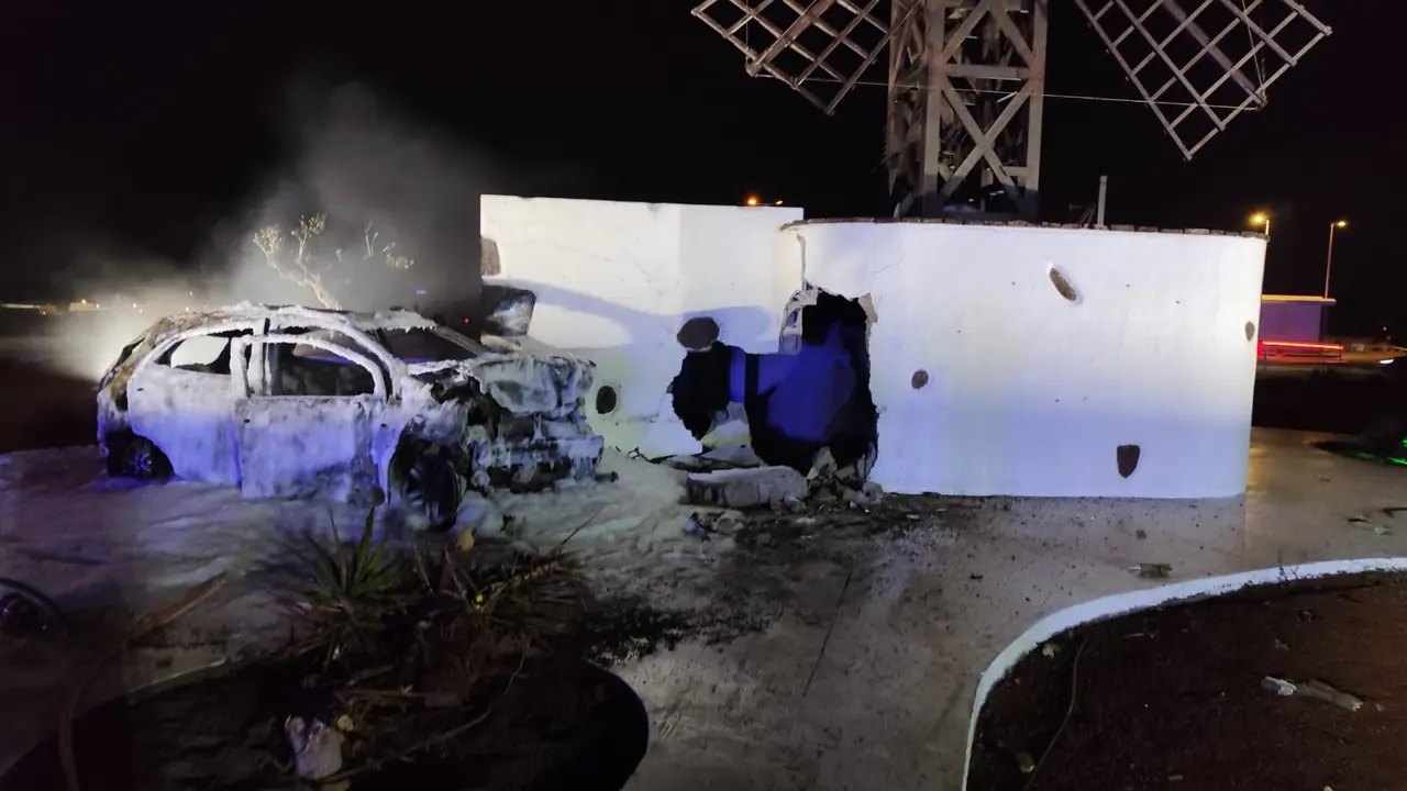 incendio en Playa Blanca