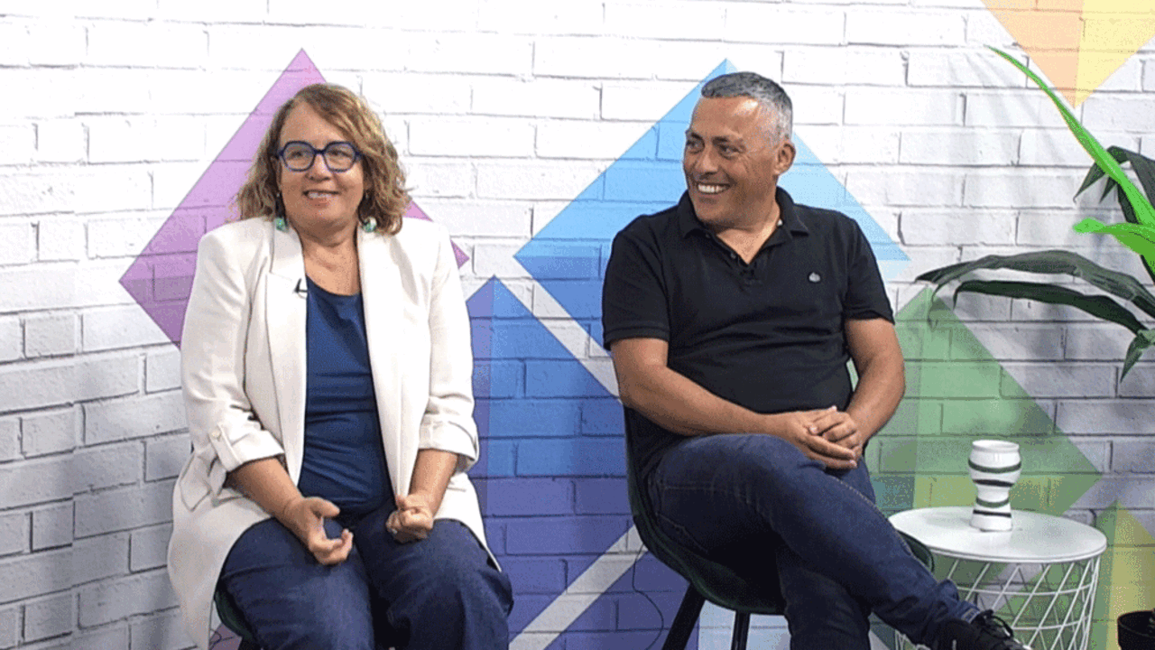 B&aacute;rbara M&uuml;ller y Miguel Pa&eacute;z