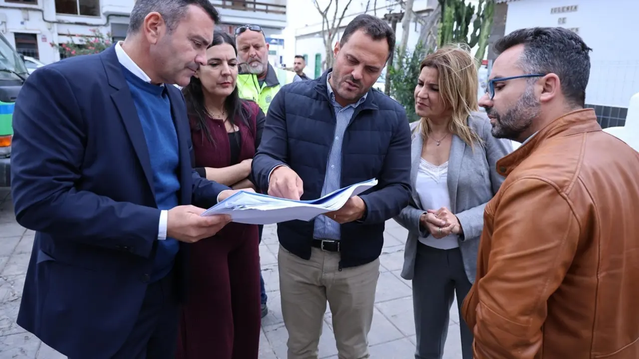 Inicio de las obras en la Plaza de Las Palmas