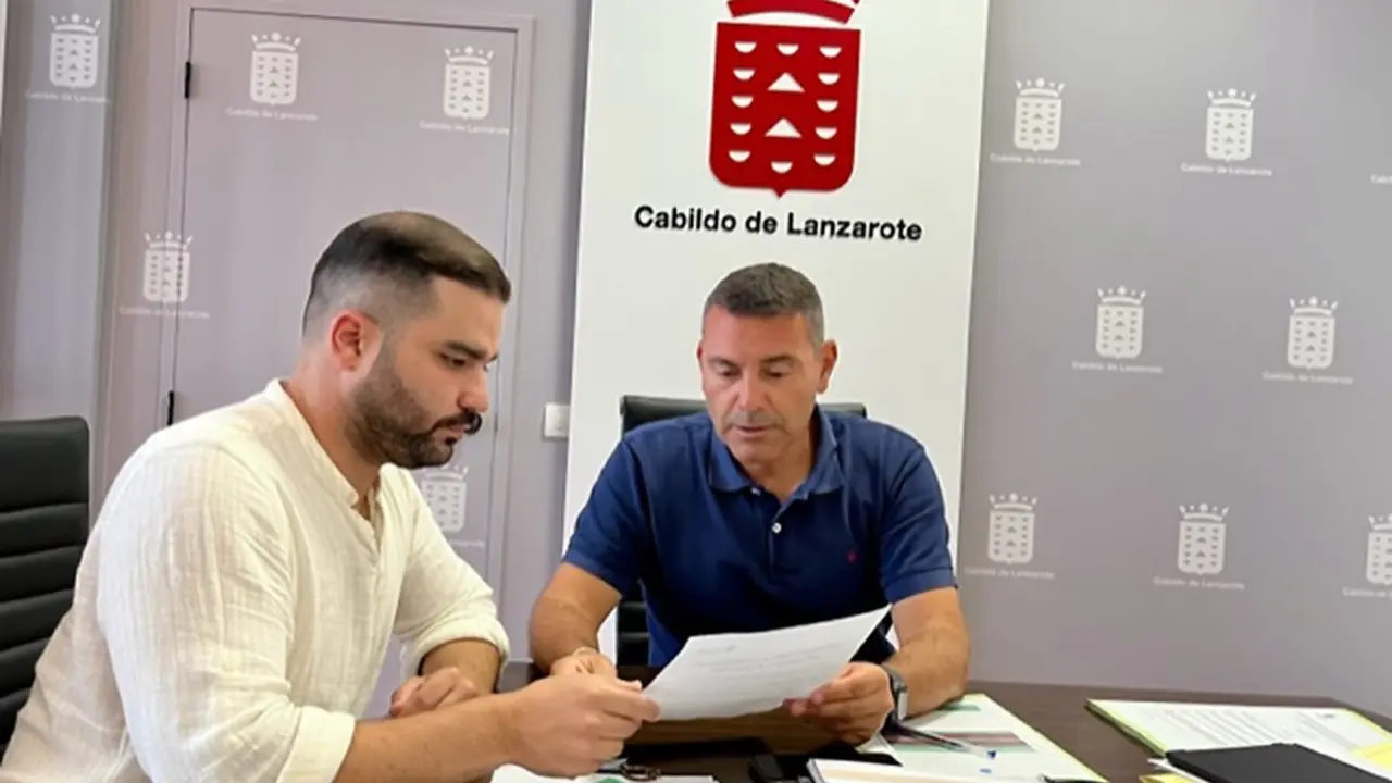 Oswaldo Betancort y Jesús Machín