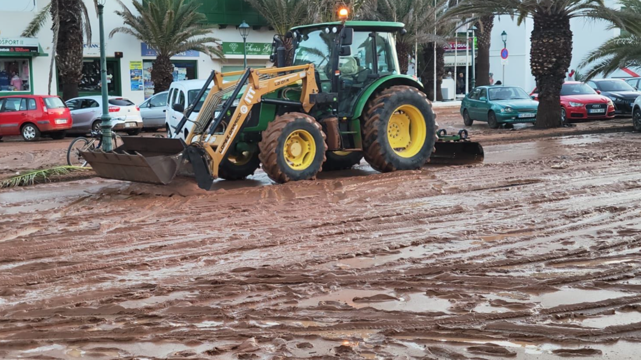 lluvias en Lanzarote