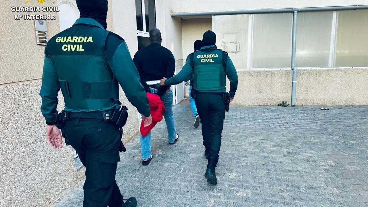 Momento de la detenci&oacute;n en Lanzarote