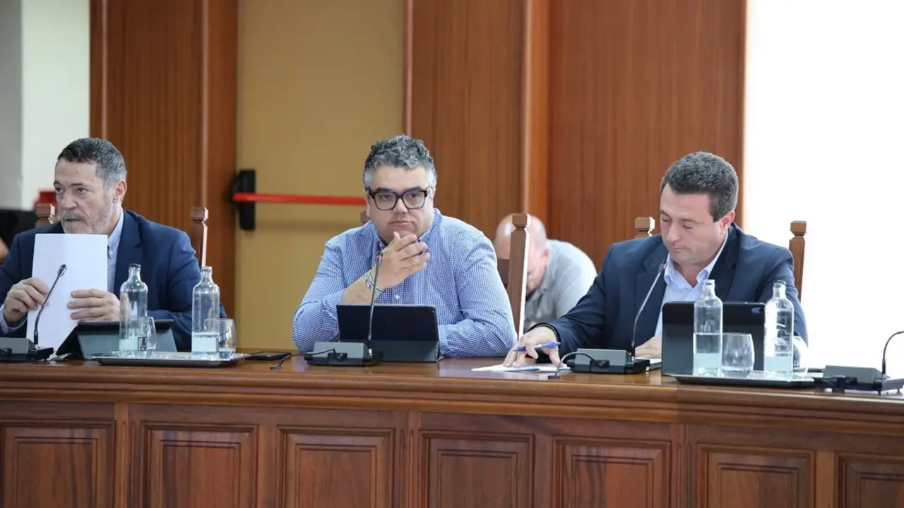 Foto de Armando Santana en un pleno