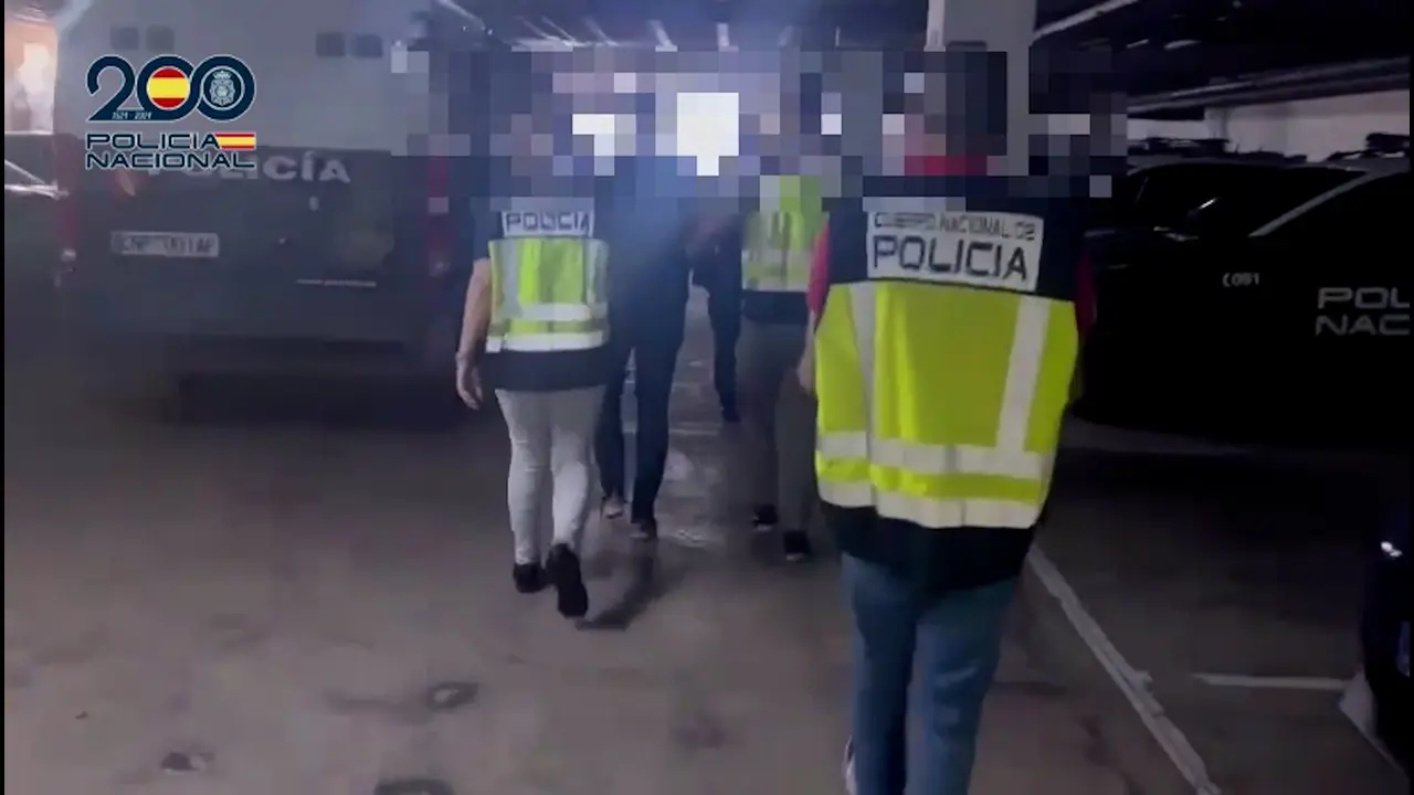 Momento de la detención