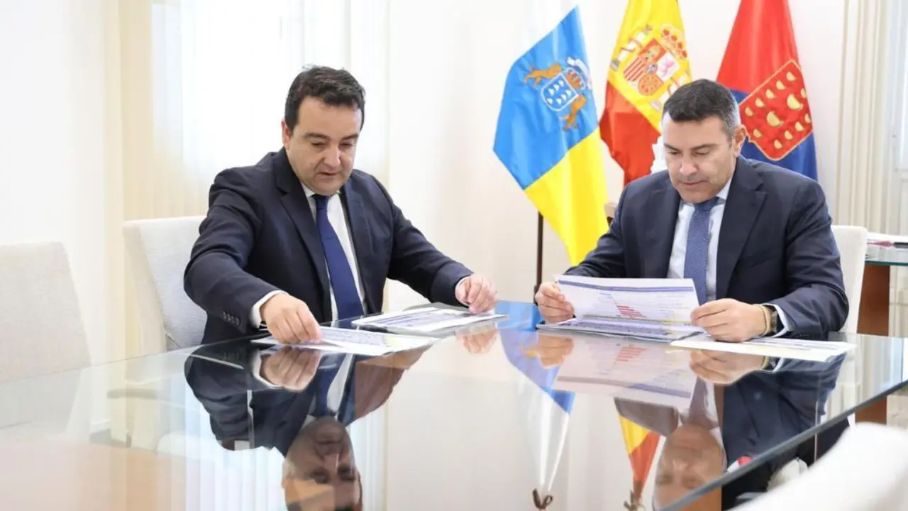 Jos&eacute; Valle y Oswaldo Betancort