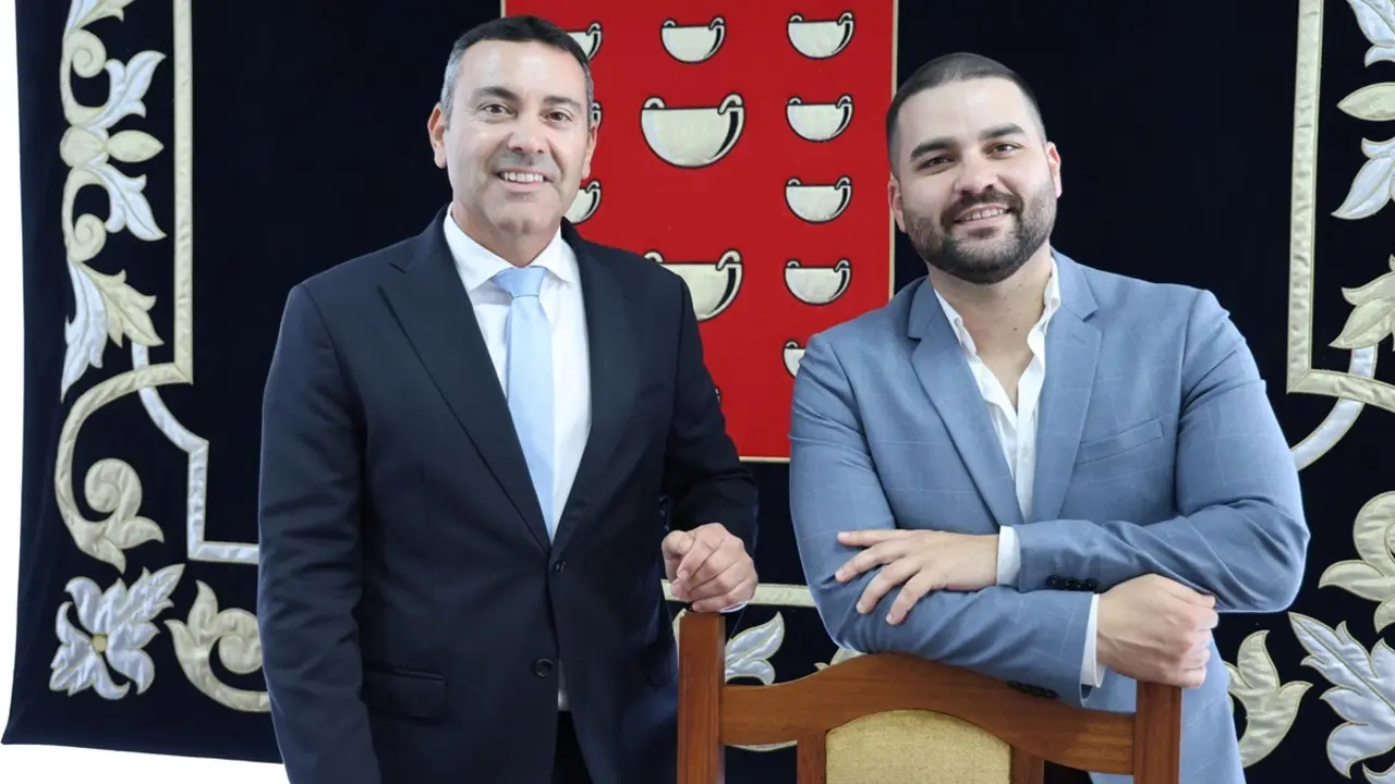 Oswaldo Betancort y Jesús Machín