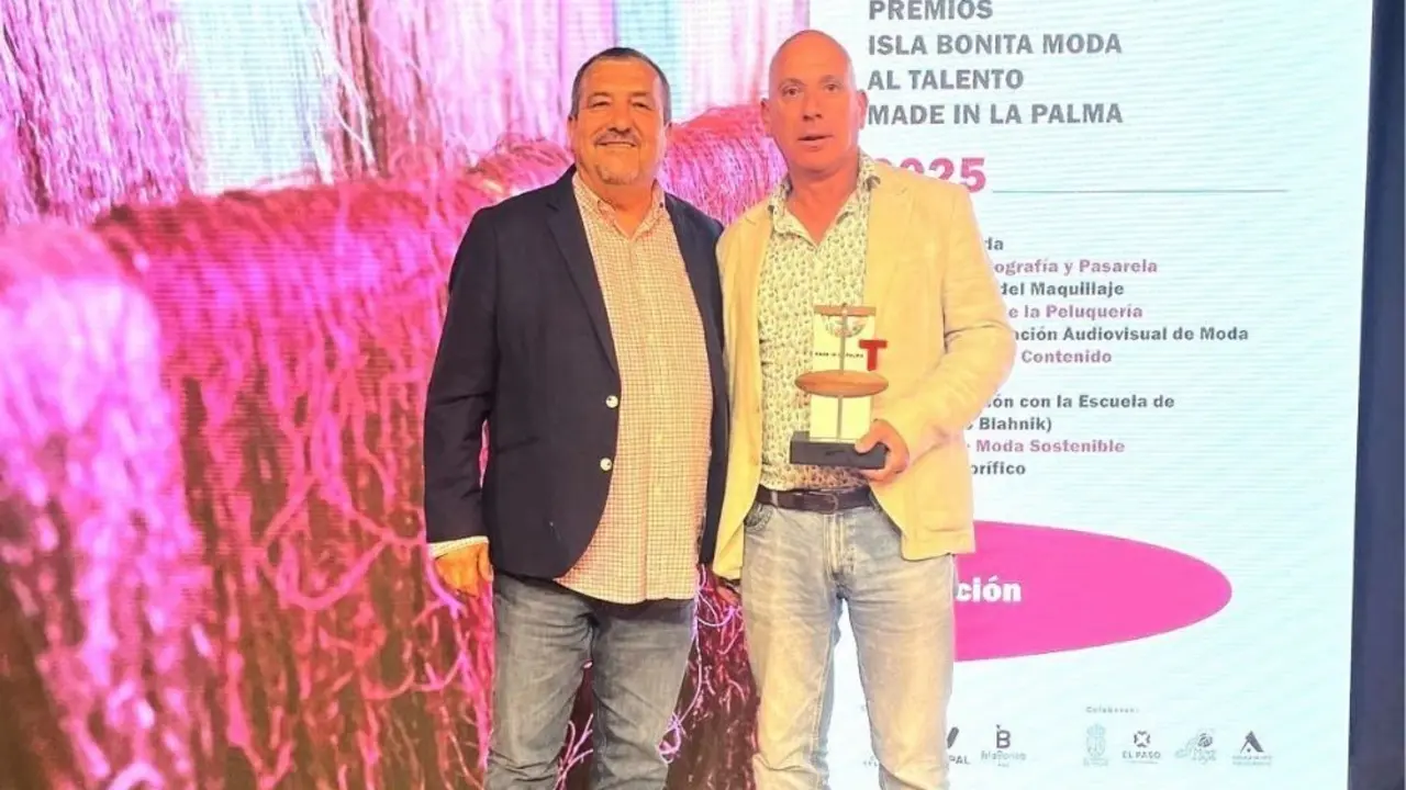 Miguel Ángel Jiménez y el diseñador Ángel Cabrera