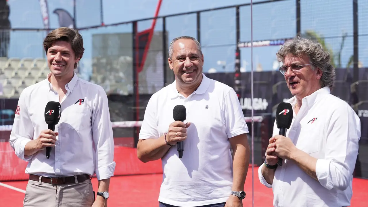 Juan Monzón en el A1 Pádel