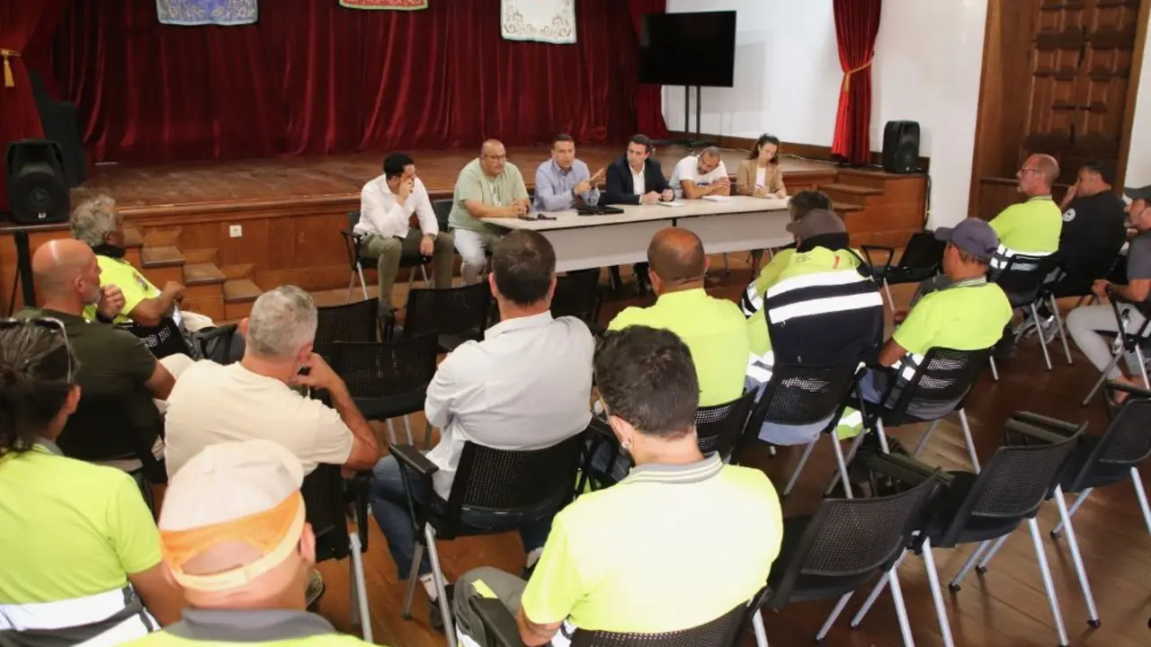 Un momento de la reunión