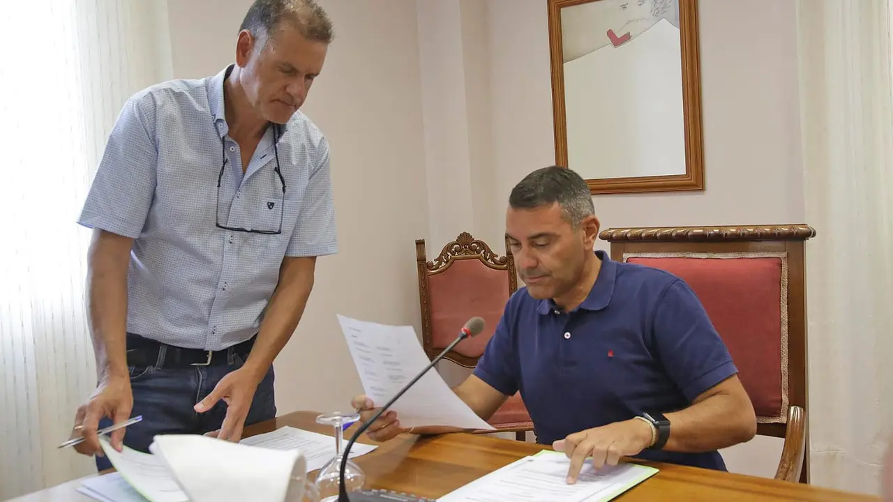 Domingo Cejas y Oswaldo Betancort