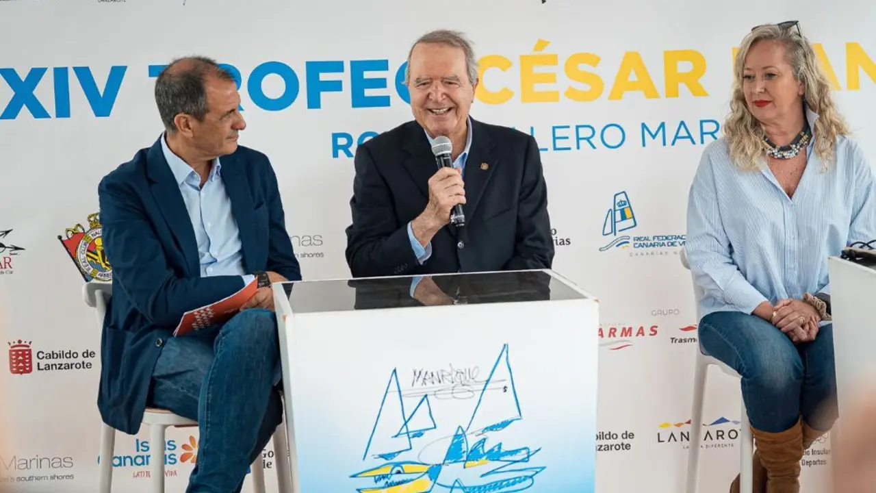 Presentación del Trofeo César Manrique RCNA - Calero Marinas