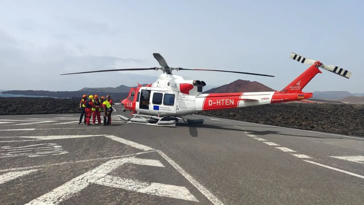 Un momento del rescate