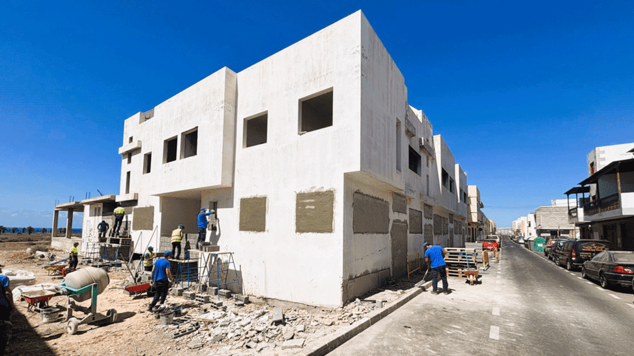 Tapiado de la vivienda en San Francisco Javier