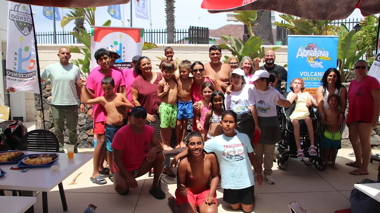 foto de familia en Aqualava