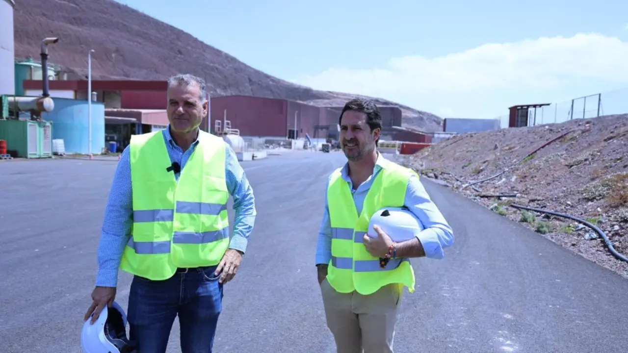 Domingo Cejas (i) en Zonzamas