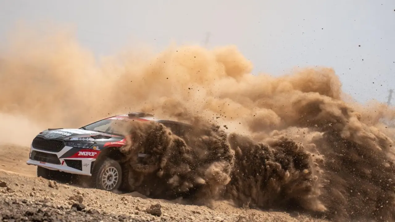 Raúl Hernández durante lla prueba