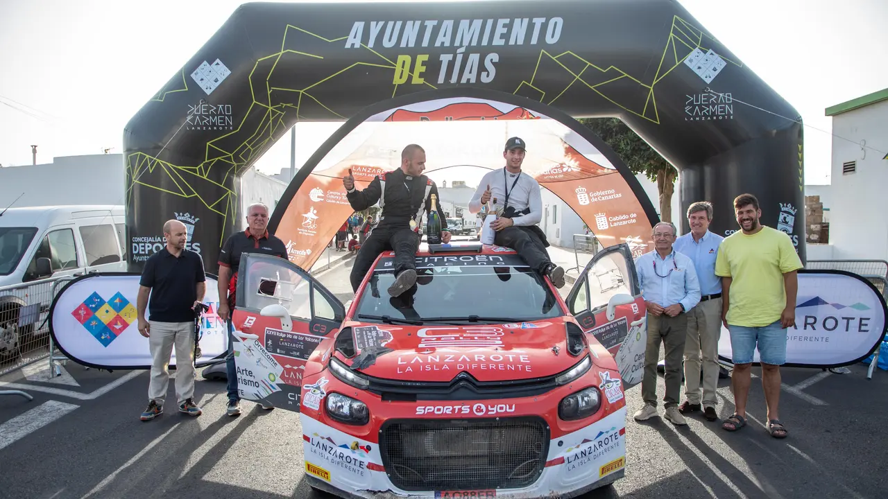 El ganador, Pierre-Louis Loubet en Tías