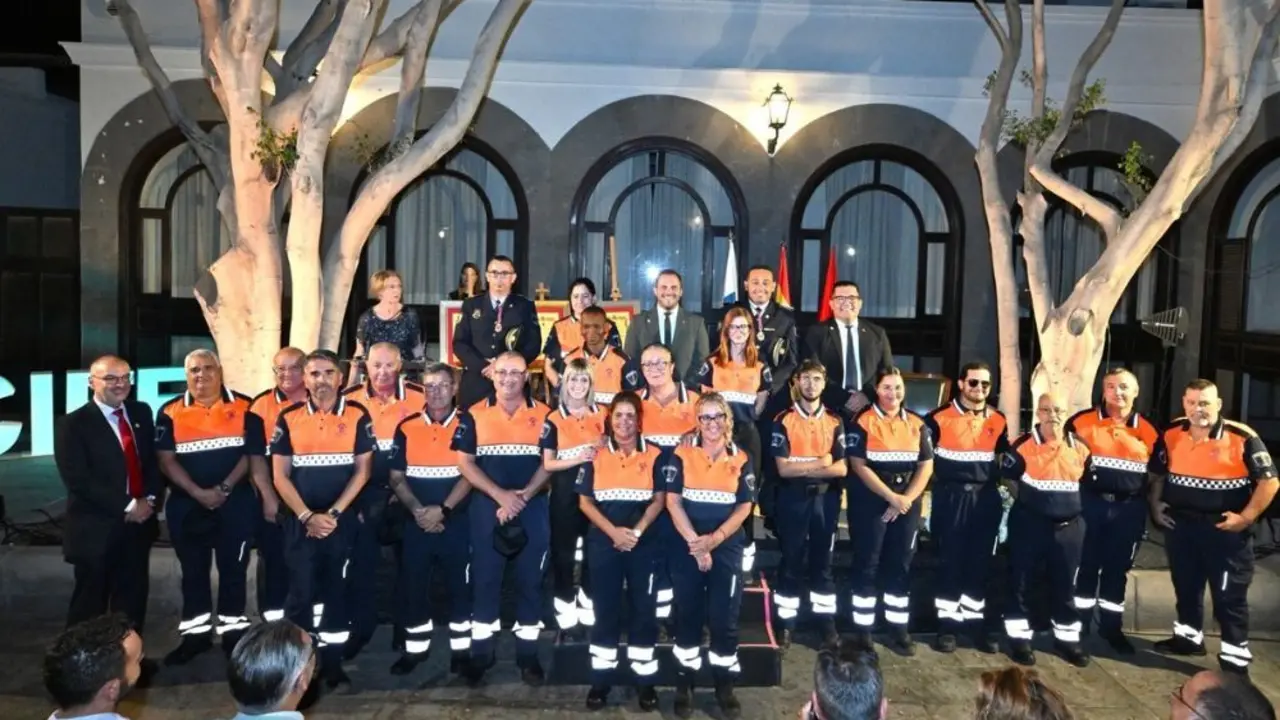 Los condecorados por el Ayuntamiento