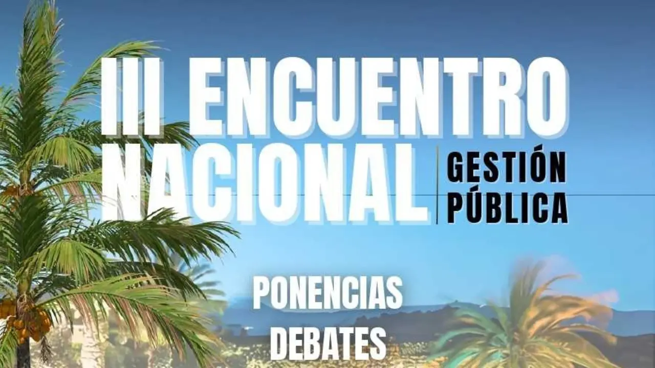 Cartel informativo del acto