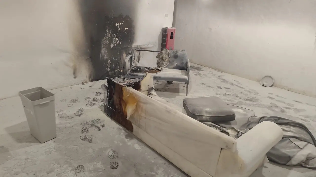 Incendio habitación en Macher, centro de acogida