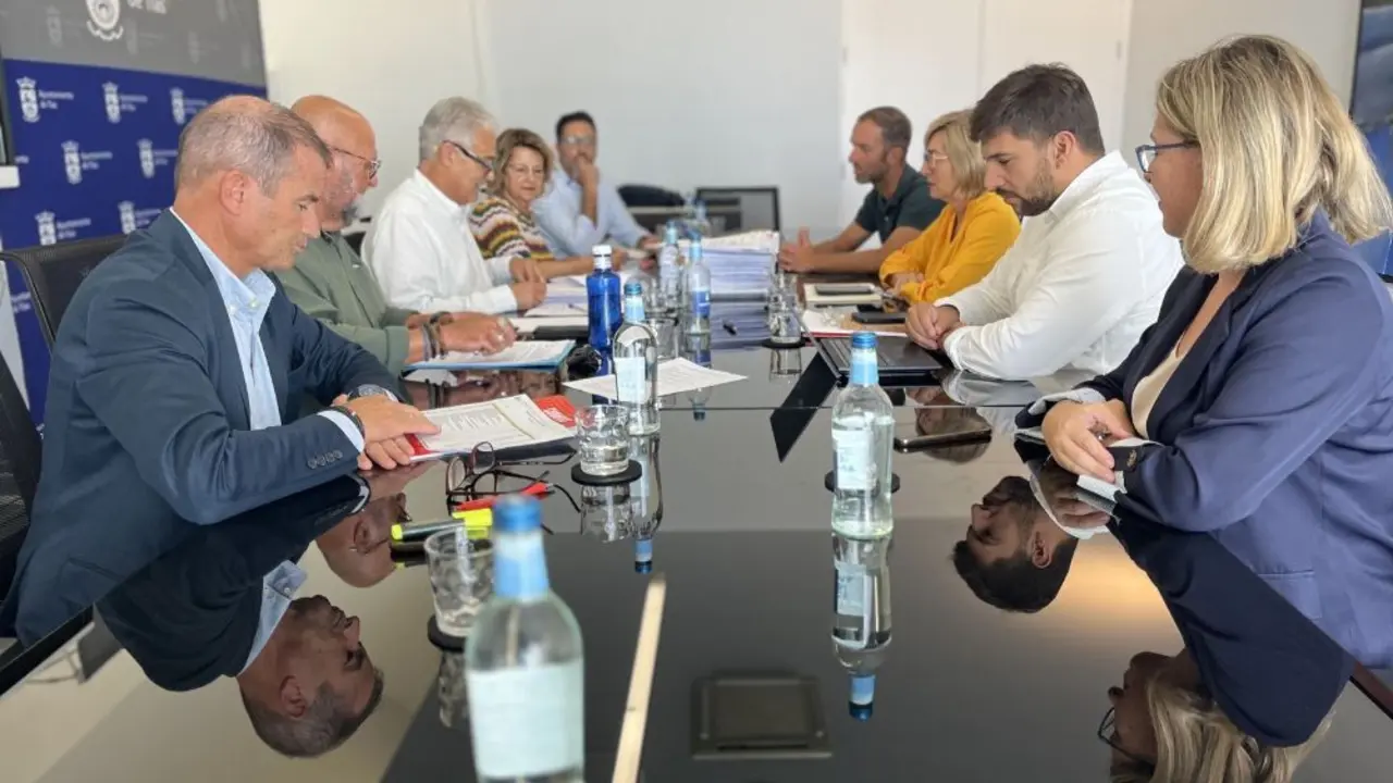 Un momento de la reunión