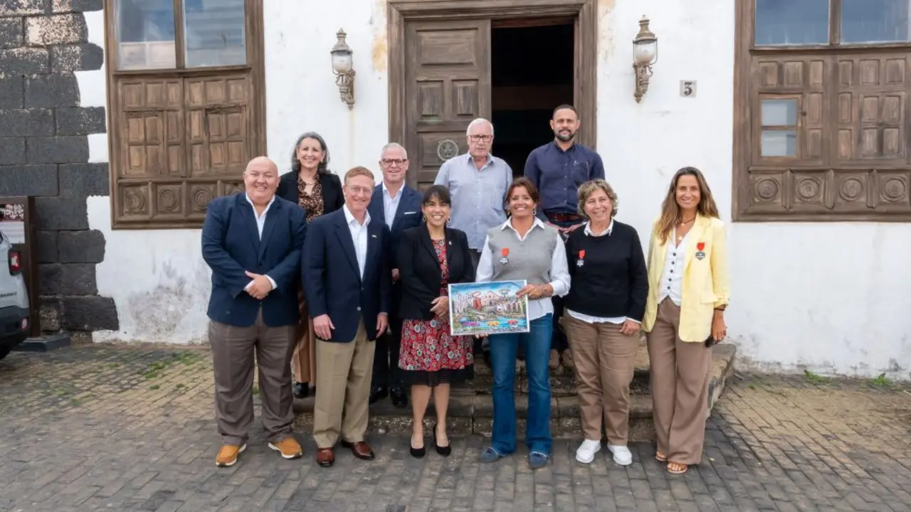 Visita de la delegación de San Antonio de Texas