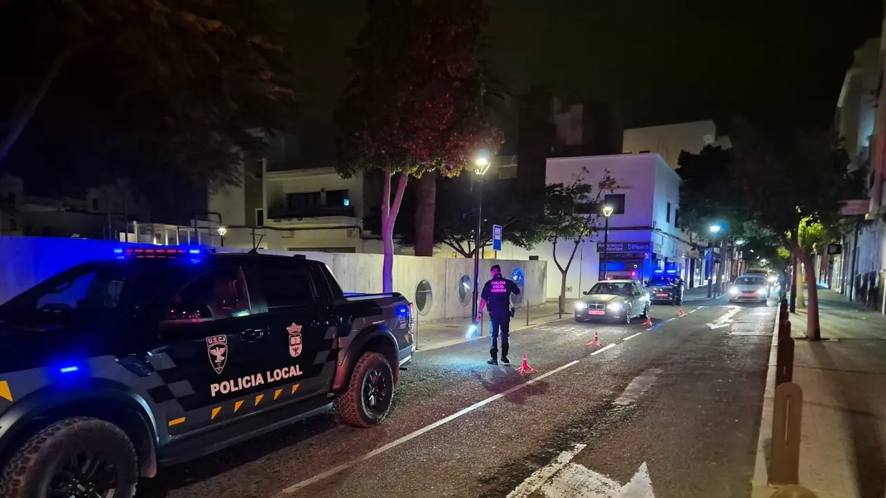 Despliegue de la Policía Local de Arrecife