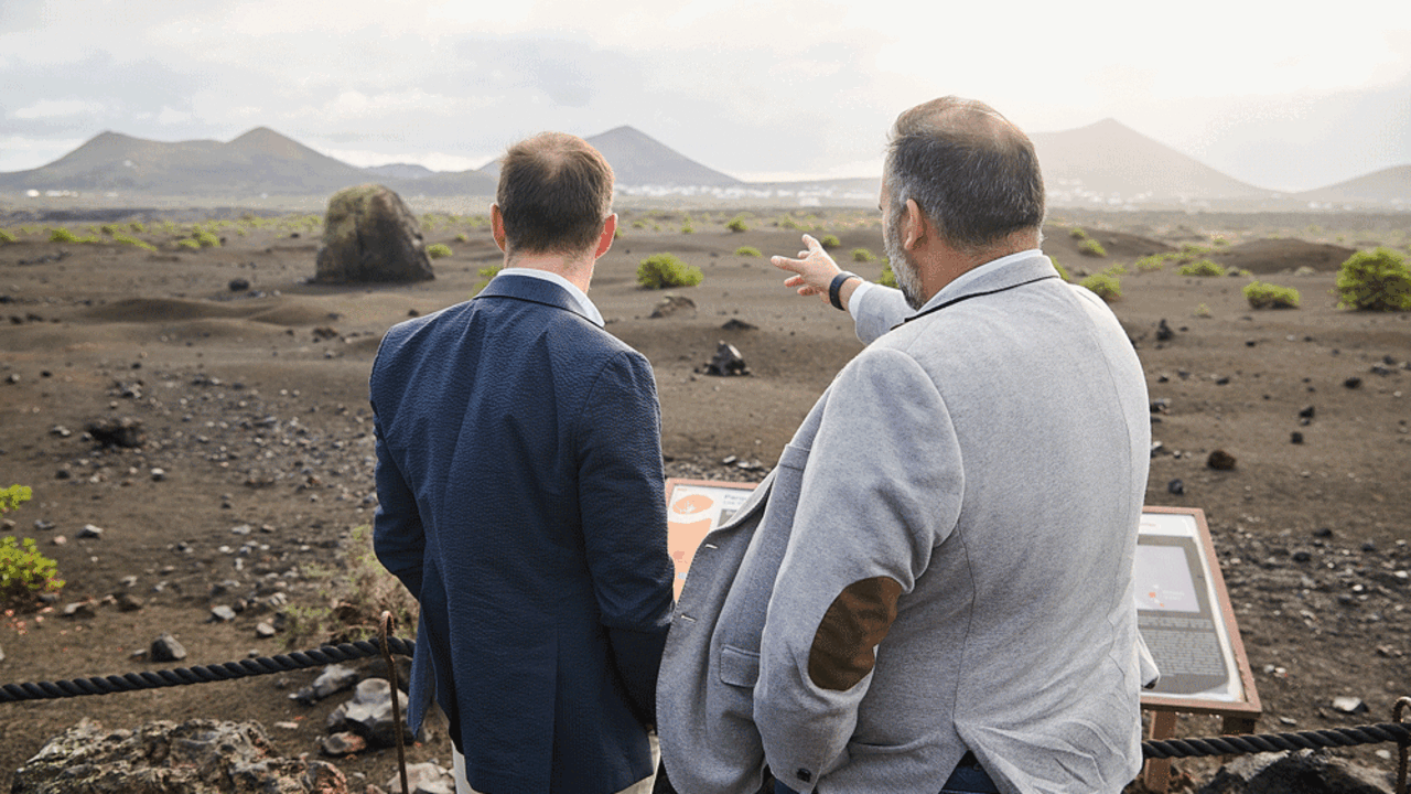 Restauración de conos volcánicos en Lanzarote