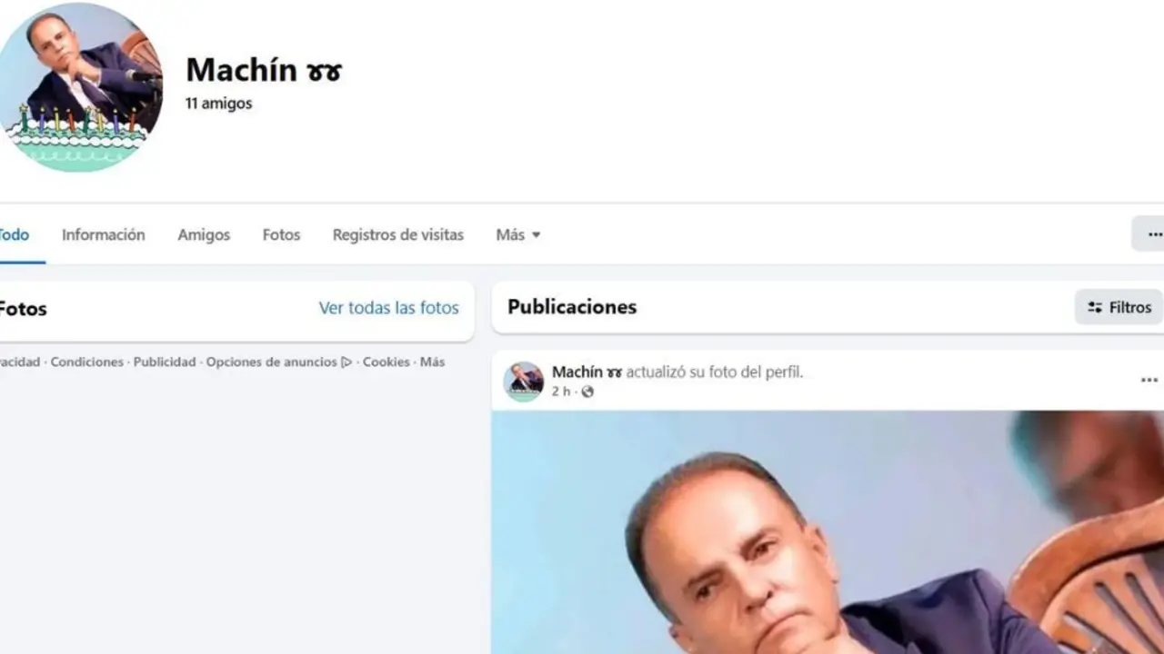 Perfil falso de Jes&uacute;s Mach&iacute;n en Facebook