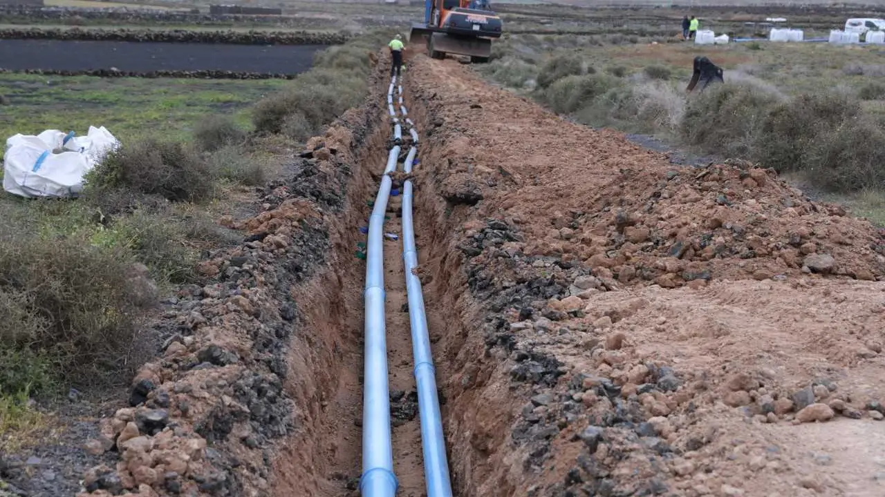 Mejora de la red de abastecimiento y riego entre El Cuchillo y Soo