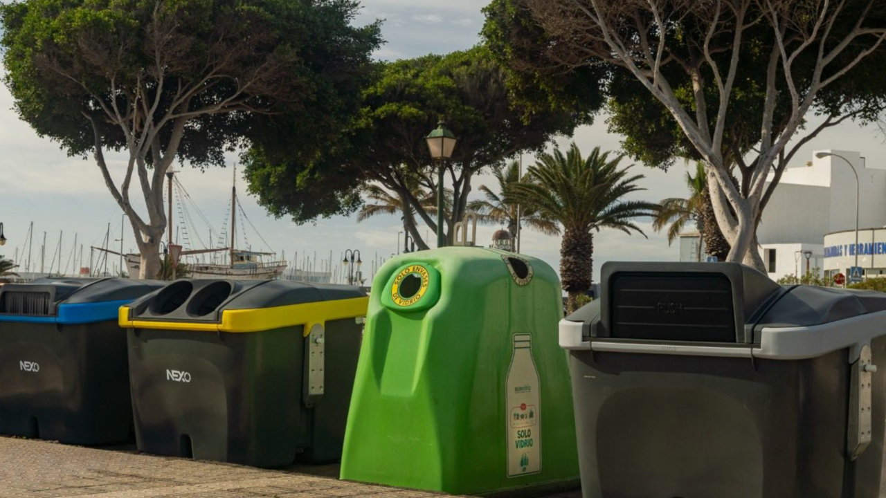 contenedores en Arrecife