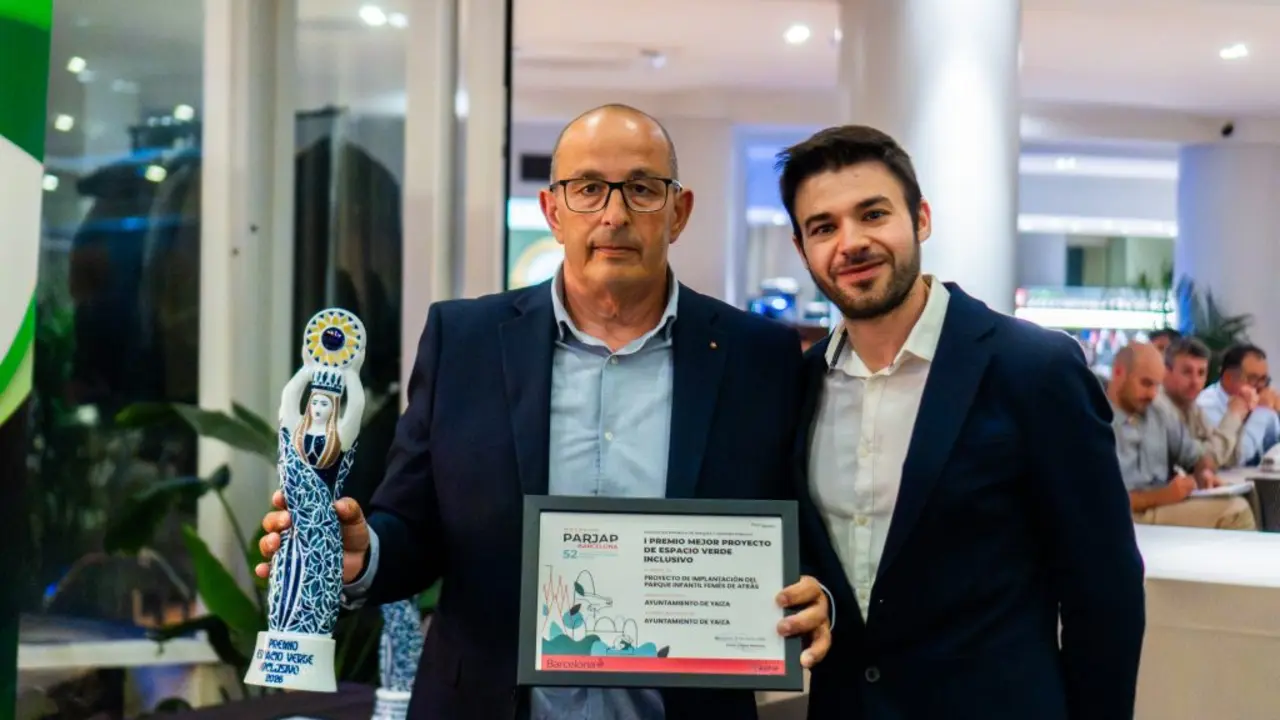 El concejal Rub&eacute;n Arca recogi&oacute; el premio en Barcelona