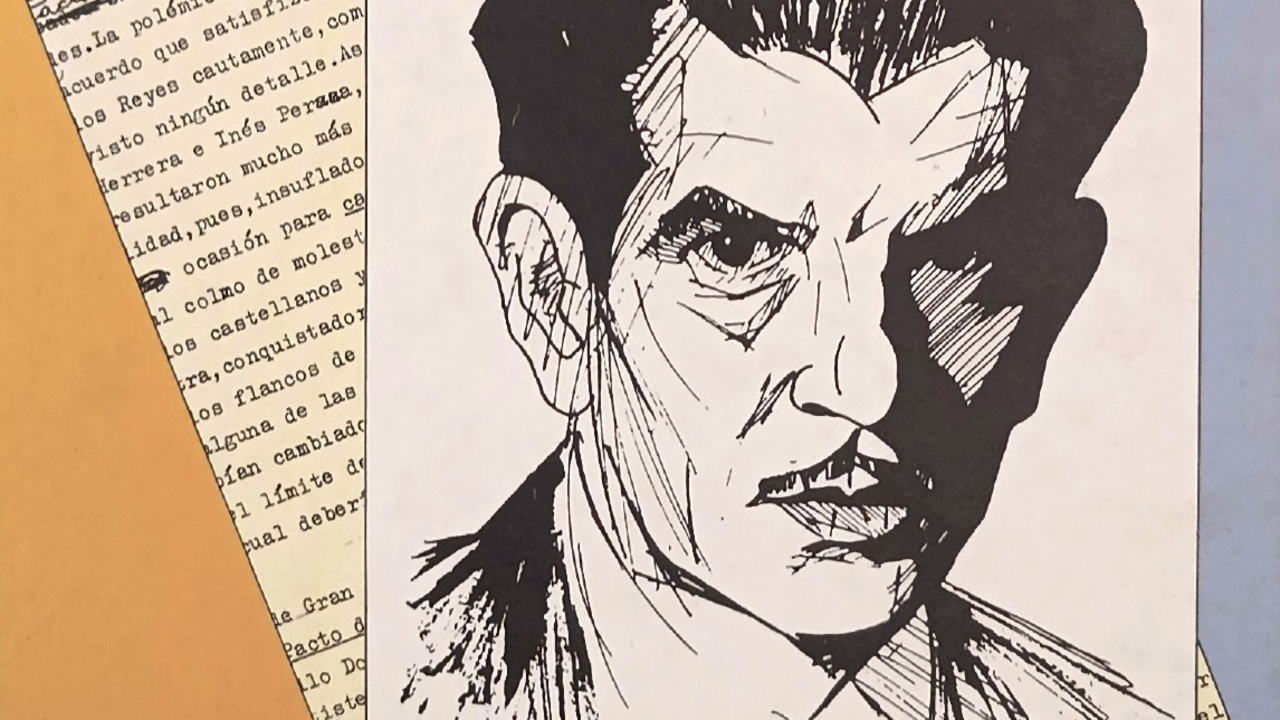 Agustín de la Hoz en Lancelot. Fragmento de la cubierta del libro