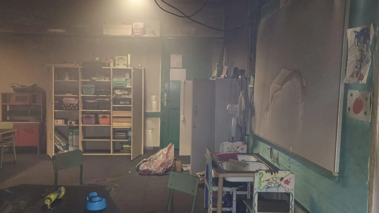 Im&aacute;genes incendio CEIP Los Geranios (1)