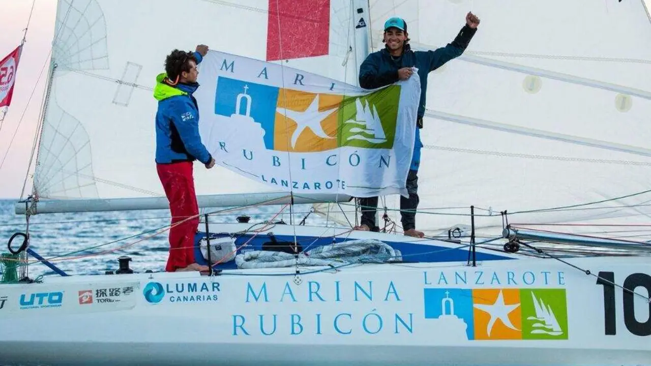 &nbsp;El regatista lanzarote&ntilde;o Alonso P&eacute;rez&nbsp;