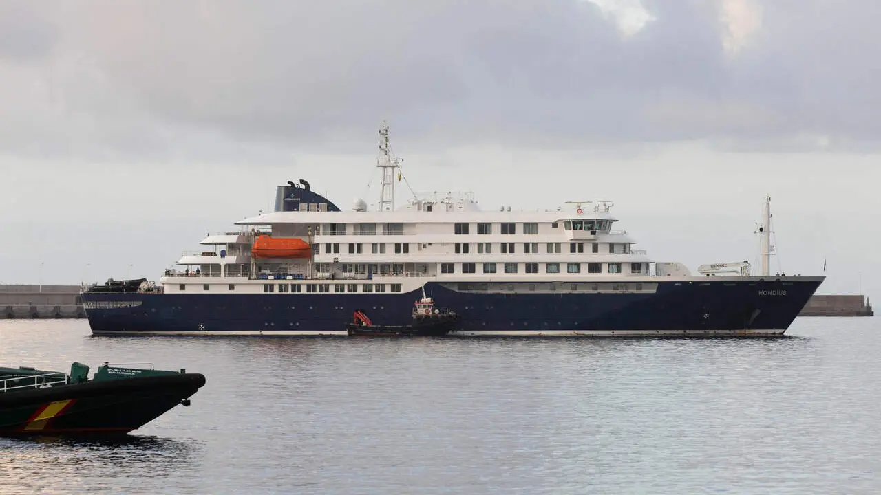 El crucero neerland&eacute;s MV Hondius (Efe)
