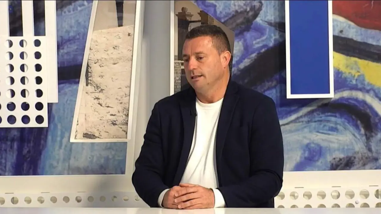 &Oacute;scar Noda en una entrevista en Biosfera TV