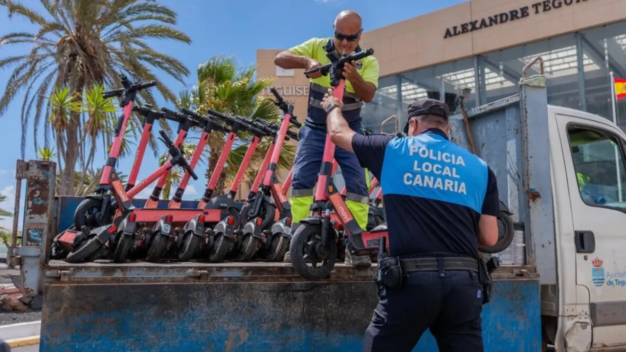 retirada de patinetes