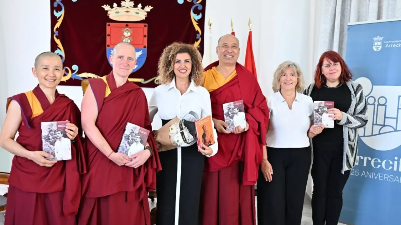 visita del Gheshe tibetano