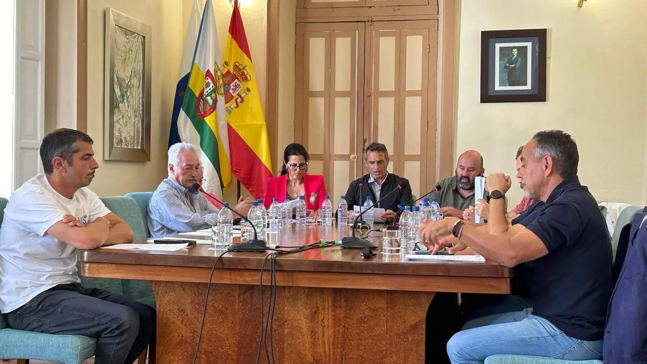 Nombramiento de Juan Jos&eacute; Santana de Le&oacute;n como Hijo Predilecto de Har&iacute;a, sesi&oacute;n plenaria